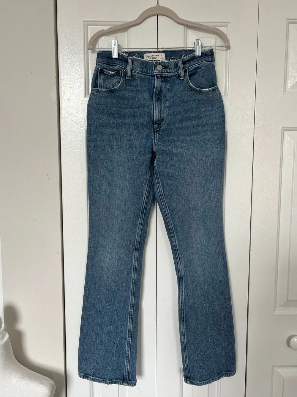 Abercrombie & Fitch Mid Wash Flared Jeans